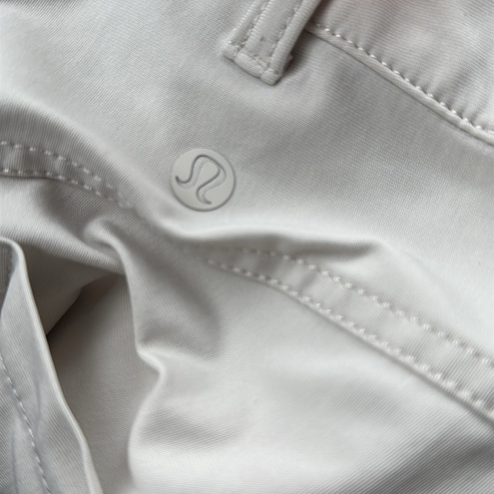 Lululemon City Sleek 5 Pocket Wide Leg High Rise 7/8 Length Pants 29 white opal - Picture 7 of 7